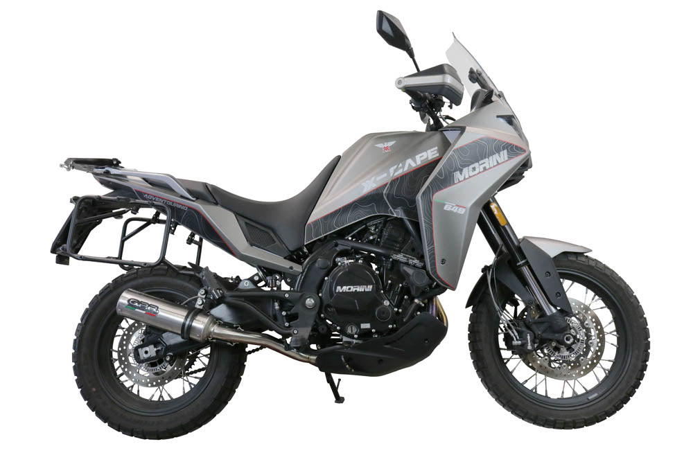 GPR-Exhaust---M3-Inox-Mid-Line-for-X-CAPE-650-from-2021-to-2024-dB-Killer-Catalyst-