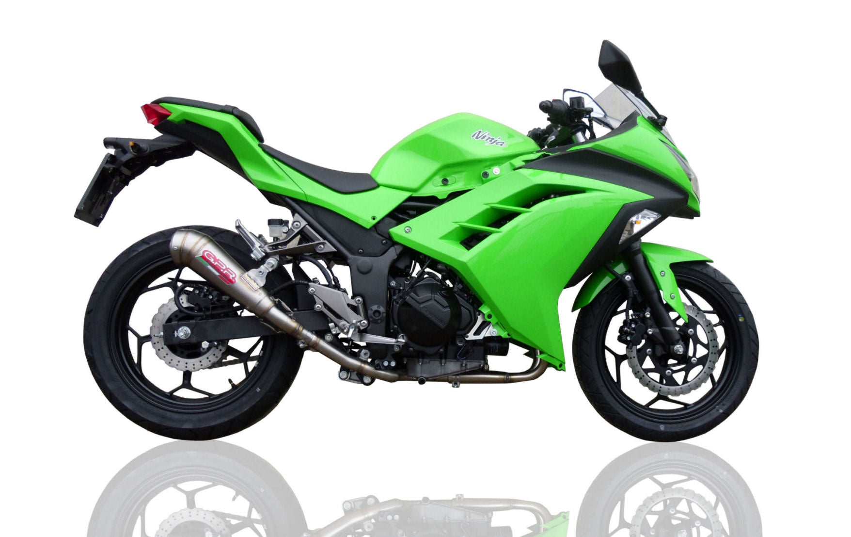 GPR-Exhaust---Powercone-Evo-Slip-on-for-Ninja-300-R-from-2012-to-2017-dB-Killer-Link-Pipe