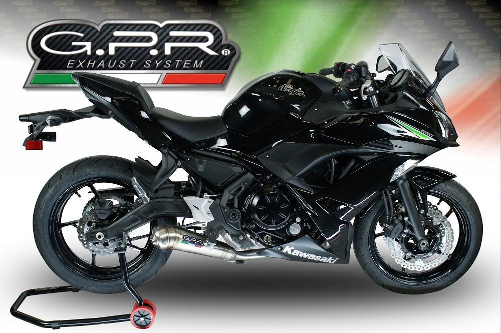 GPR-Exhaust---Powercone-Evo-Full-Line-for-Ninja-650-from-2021-to-2022-dB-Killer-Catalyst