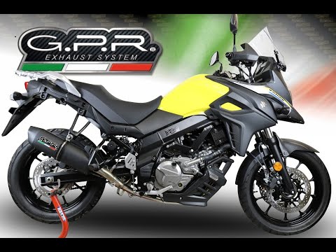 GPR-Exhaust---Furore-Evo4-Poppy-Mid-Line-for-V-Strom-650-from-2021-to-2025-dB-Killer-Catalyst-