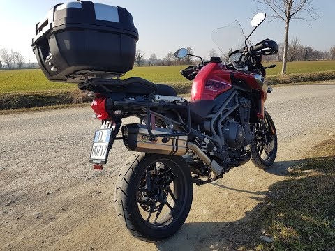 GPR-Exhaust---Furore-Evo4-Nero-Slip-on-for-Tiger-1200-explorer-XR-XRT-XCX-XCA-from-2017-to-2021-dB-Killer-Link-Pipe
