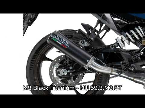 GPR-Exhaust---M3-Black-Titanium-Slip-on-for-Vitpilen-401-from-2024-to-2025-dB-Killer-Link-Pipe