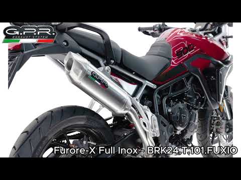GPR-Exhaust---Furore-X-Acciaio-Inox-Slip-on-for-Tiger-900-GT-/-PRO-/-Rally-PRO-from-2024-to-2025-dB-Killer-Link-Pipe