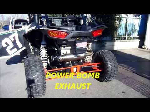 GPR-Exhaust---Power-Bomb-Slip-on-for-RZR-XP-1000-from-2014-to-2023-dB-Killer-Link-Pipe