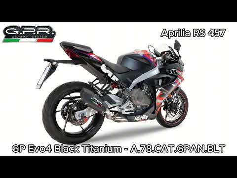 GPR-Exhaust---New-Gpe-Black-titanium-Full-Line-for-RS-457-from-2024-to-2025-dB-Killer-Catalyst