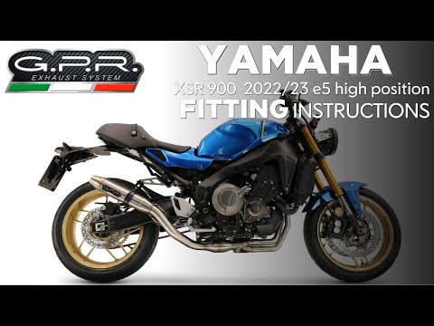 GPR-Exhaust---Powercone-Evo-Full-Line-for-XSR900-from-2022-to-2024-dB-Killer-Catalyst