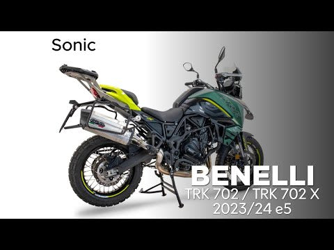 GPR-Exhaust---Hyper-Sonic-Titanium-Slip-on-for-TRK-702-X-from-2023-to-2024-dB-Killer-Link-Pipe