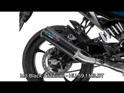 GPR-Exhaust---M3-Black-Titanium-Slip-on-for-Svartpilen-125-from-2024-to-2025-dB-Killer-Link-Pipe