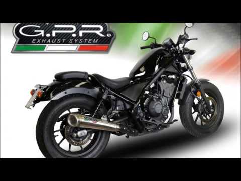 GPR-Exhaust---Ultracone-Slip-on-for-CMX-300-Rebel-from-2017-to-2020-dB-Killer-Link-Pipe