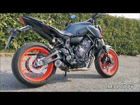 GPR-Exhaust---M3-Black-Titanium-RACING-Full-Line-for-Mt-07-from-2017-to-2020-dB-Killer