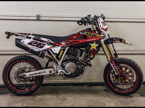 GPR-Exhaust---Furore-Poppy-Slip-on-for-SM-TE-450-R-from-2004-to-2004-dB-Killer-Link-Pipe