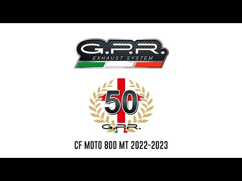 GPR-Exhaust---Furore-Evo4-Poppy-Slip-on-for-800-MT-Touring-from-2022-to-2024-dB-Killer-Link-Pipe