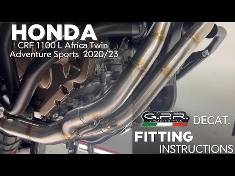 GPR-Exhaust---Decatalizzatore-Decat-system-for-CRF-1100-L-Africa-TWIN-Adventure-Sport-from-2020-to-2025-Decat-Pipe