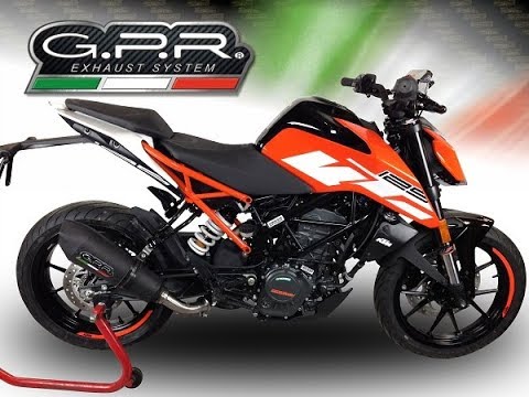 GPR-Exhaust---Furore-Nero-RACING-Slip-on-for-DUKE-125-from-2017-to-2020-Link-Pipe
