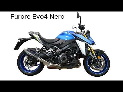 GPR-Exhaust---Furore-Evo4-Nero-Slip-on-for-Gsx-S-950-from-2017-to-2020-dB-Killer-Link-Pipe