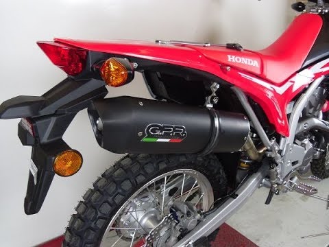 GPR-Exhaust---Furore-Evo4-Nero-Slip-on-for-CRF-250-L-Rally-from-2017-to-2020-dB-Killer-Link-Pipe-Catalyst