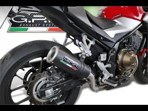 GPR-Exhaust---Furore-Evo4-Nero-Slip-on-for-CB-500-F-from-2019-to-2020-dB-Killer-Link-Pipe