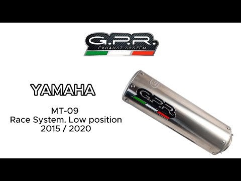 GPR-Exhaust---M3-Inox-Full-Line-for-Mt-09-from-2017-to-2020-dB-Killer-Catalyst