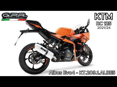 GPR-Exhaust---Albus-Evo4-Slip-on-for-RC-125-from-2021-to-2024-dB-Killer-Link-Pipe