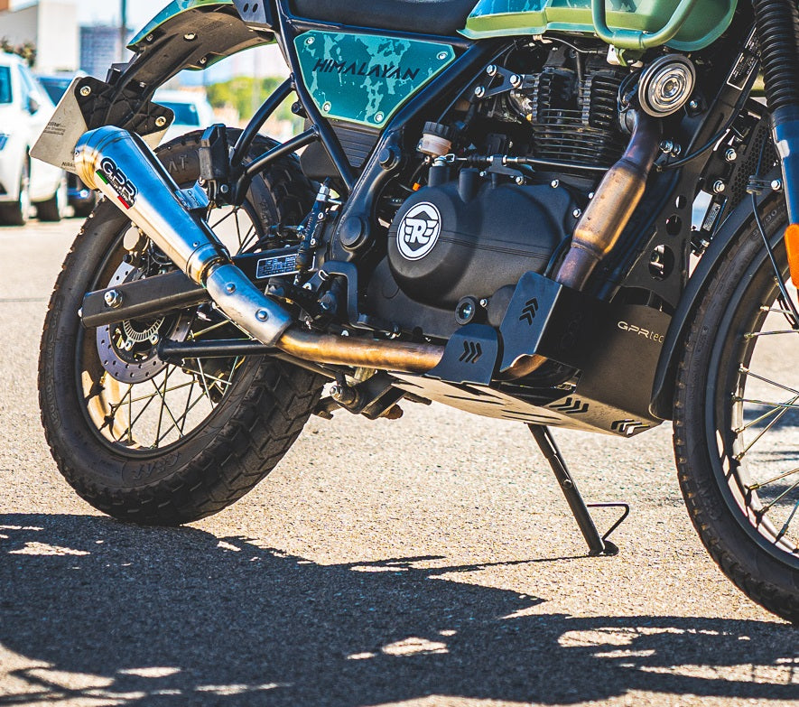 GPR-Exhaust---Powercone-Evo-Slip-on-for-Himalayan-410-from-2021-to-2024-dB-Killer-Link-Pipe-Catalyst