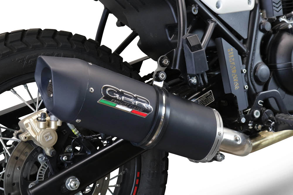 GPR-Exhaust---Furore-Evo4-Nero-Slip-on-for-Scram-411-from-2022-to-2024-dB-Killer-Link-Pipe-Catalyst