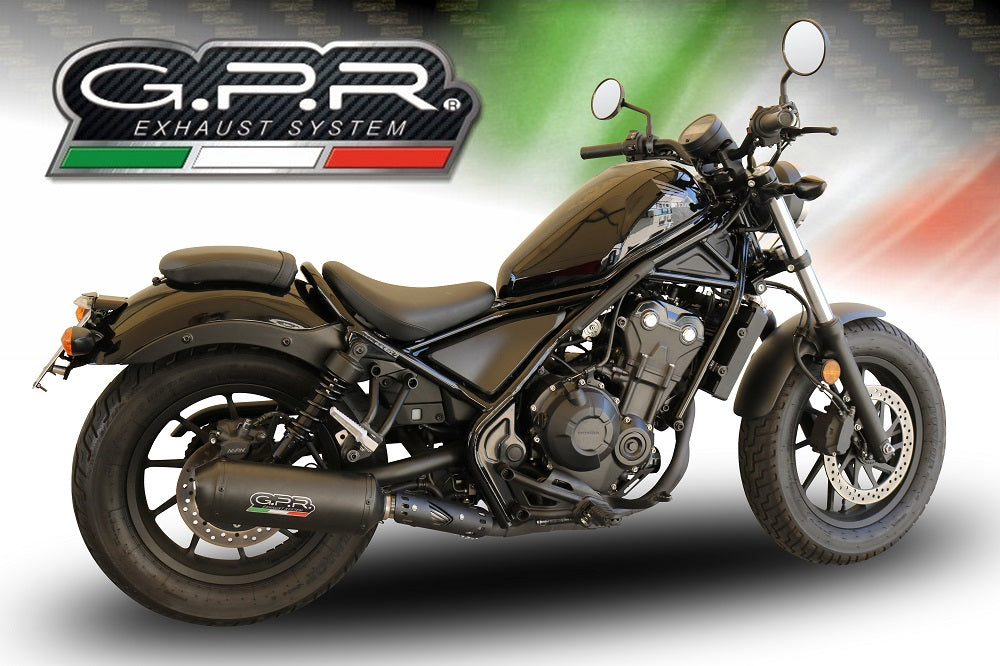 GPR-Exhaust---Ghisa-Slip-on-for-CMX-300-Rebel-from-2017-to-2020-dB-Killer-Link-Pipe
