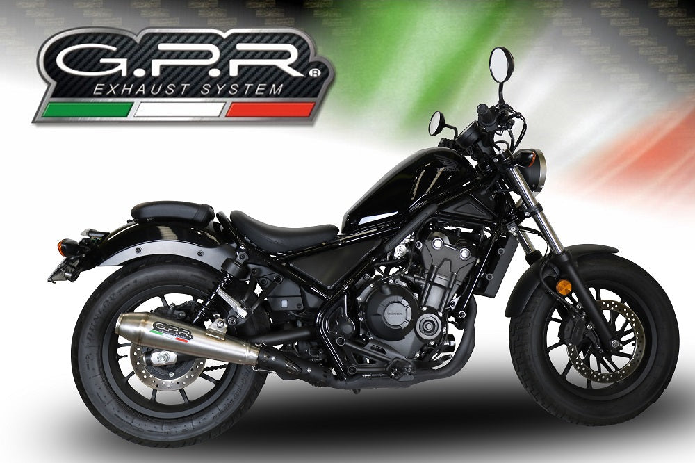 GPR-Exhaust---Ultracone-Slip-on-for-CMX-500-Rebel-from-2021-to-2023-dB-Killer-Link-Pipe
