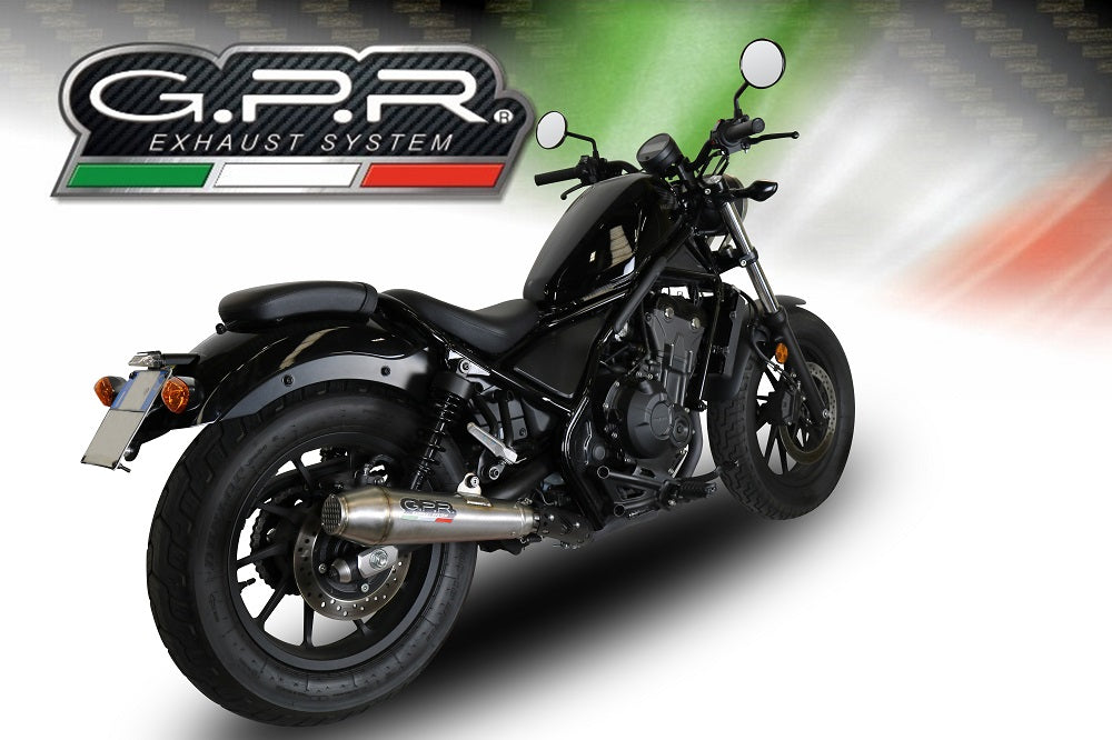 GPR-Exhaust---Ultracone-Slip-on-for-CMX-500-Rebel-from-2017-to-2020-dB-Killer-Link-Pipe