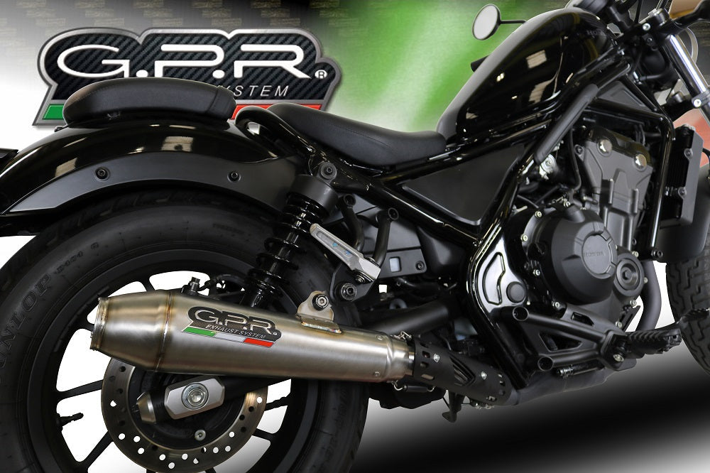 GPR-Exhaust---Ultracone-Slip-on-for-CMX-500-Rebel-from-2017-to-2020-dB-Killer-Link-Pipe