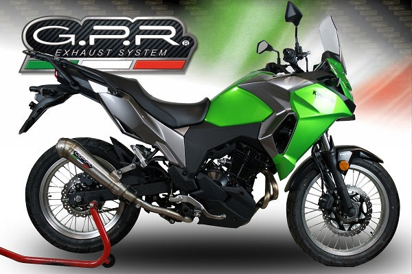GPR-Exhaust---Powercone-Evo-Slip-on-for-Versys-X-300-from-2017-to-2021-dB-Killer-Link-Pipe-Catalyst