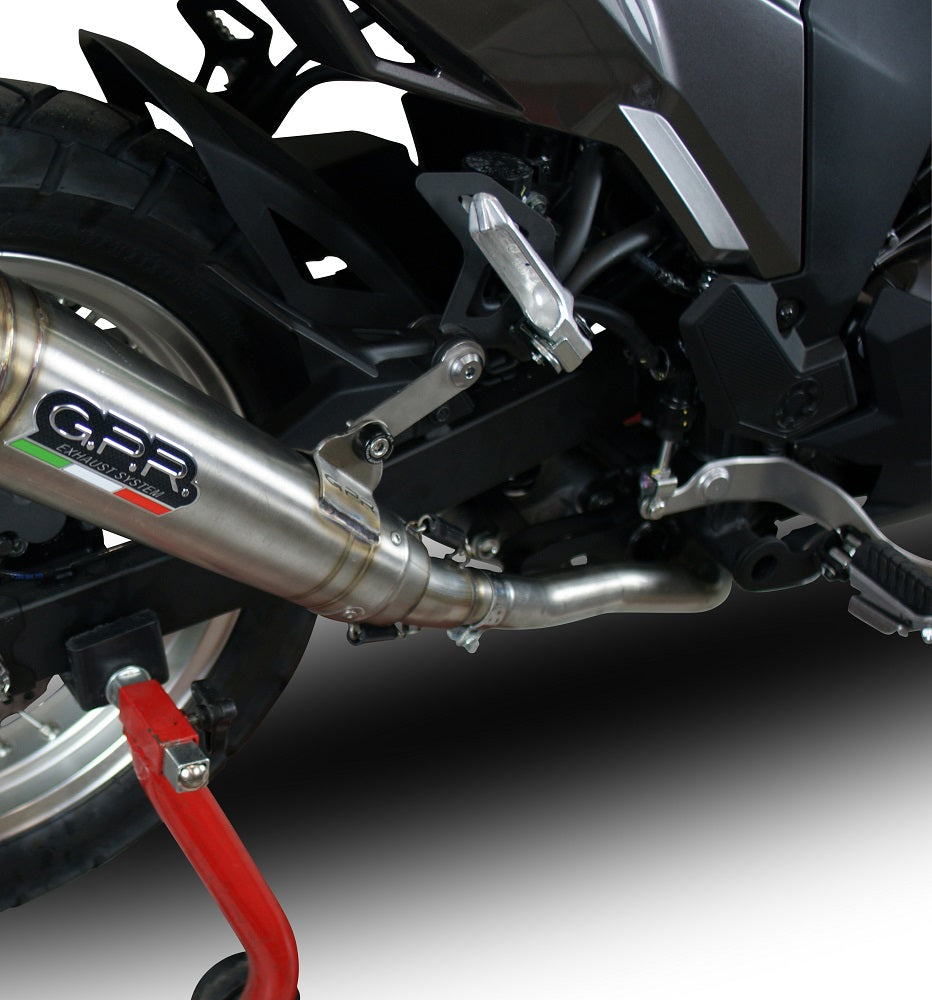 GPR-Exhaust---Powercone-Evo-Slip-on-for-Versys-X-300-from-2022-to-2023-dB-Killer-Link-Pipe-Catalyst
