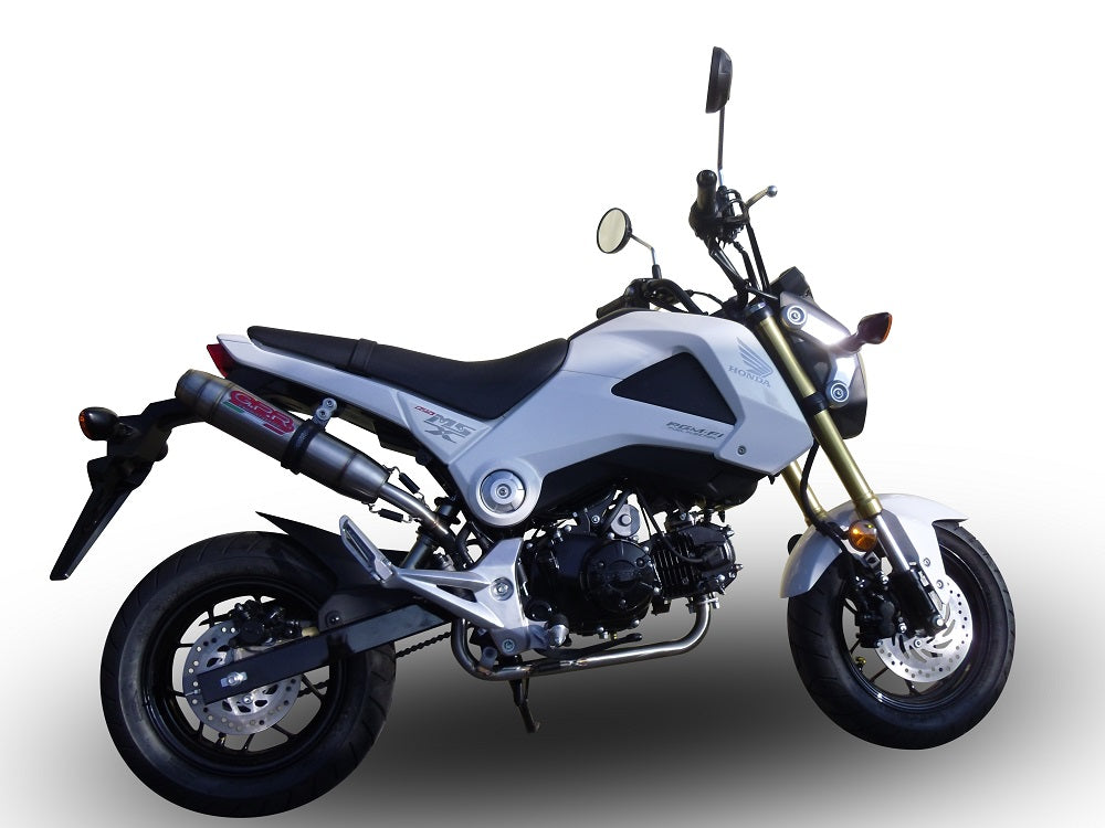 GPR-Exhaust---Deeptone-Inox-Full-Line-for-MSX-GROM-125-from-2018-to-2020-dB-Killer-Catalyst