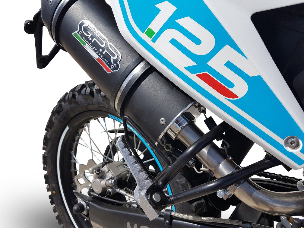 GPR-Exhaust---Furore-Evo4-Nero-Slip-on-for-DUNE-125-from-2019-to-2020-dB-Killer-Link-Pipe-Catalyst