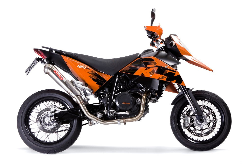 GPR-Exhaust---Powercone-Evo-Full-Line-for-Supermoto-690-from-2007-to-2009-dB-Killer