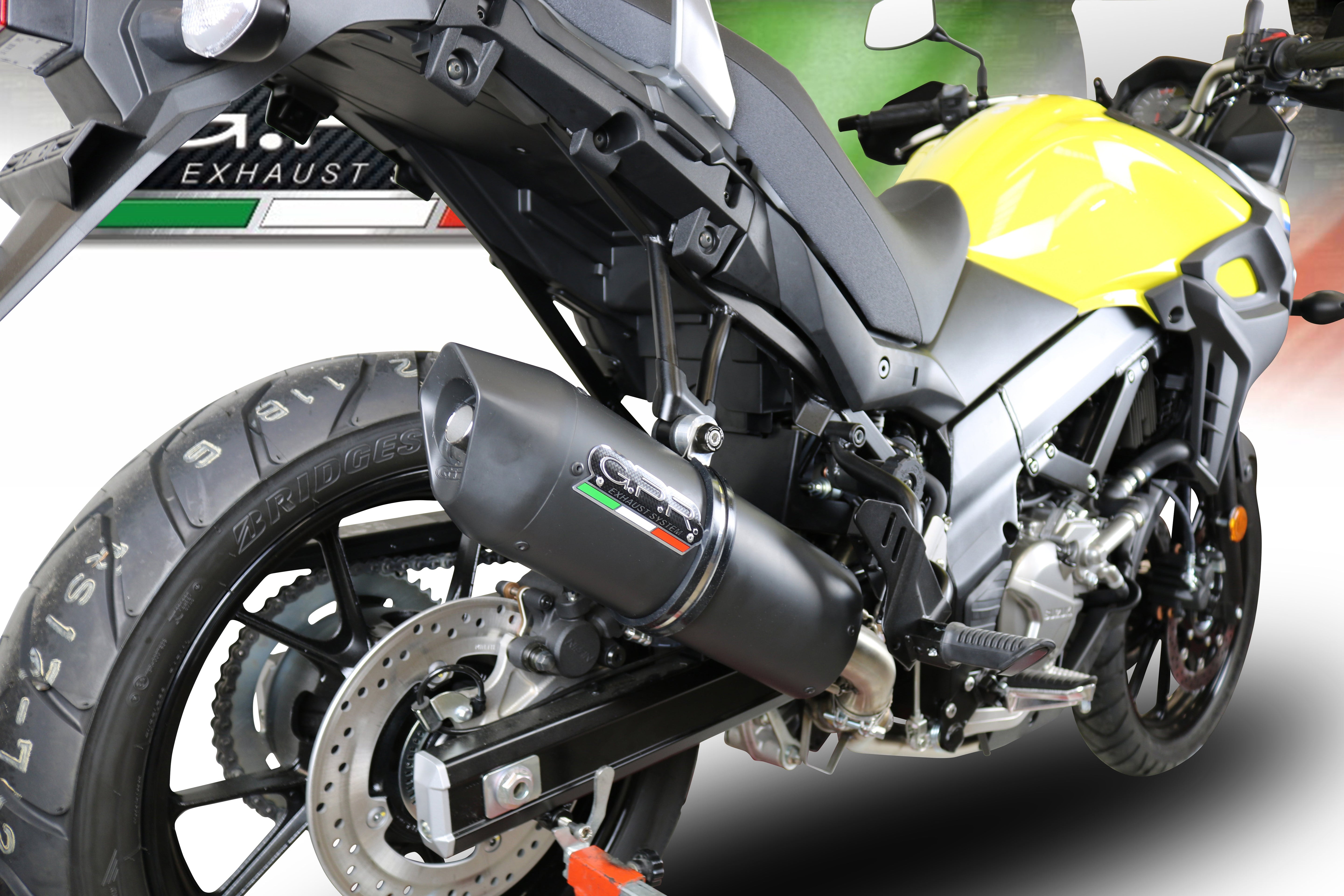 GPR-Exhaust---Furore-Evo4-Nero-Mid-Line-for-V-Strom-DL650-from-2017-to-2020-dB-Killer-Catalyst-