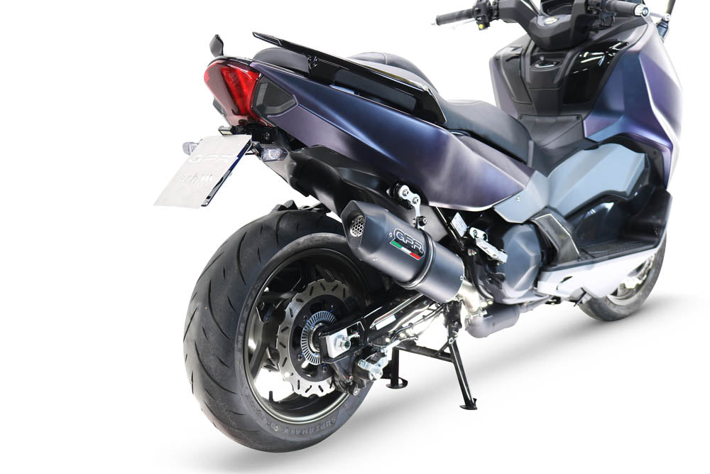 GPR-Exhaust---Furore-Evo4-Nero-Slip-on-for-Maxsym-TL-508-from-2021-to-2024-dB-Killer-Link-Pipe