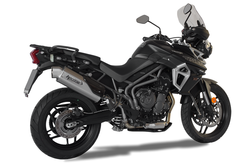 HPCorse - 4-Track R Exhaust For Triumph Tiger 800 XR/XRX/XCX XRT/XCA XRX-LRH XXC-LRH