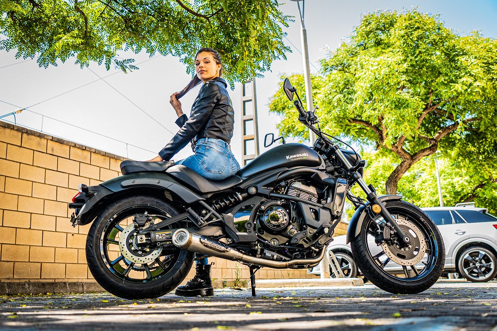 GPR-Exhaust---Powercone-Evo-Full-Line-for-Vulcan-650-S-from-2014-to-2016-dB-Killer-Catalyst