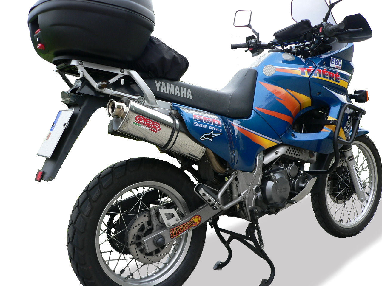 GPR-Exhaust---Trioval-Slip-on-for-XTZ-660-Teneré-from-1991-to-1998-dB-Killer-Link-Pipe
