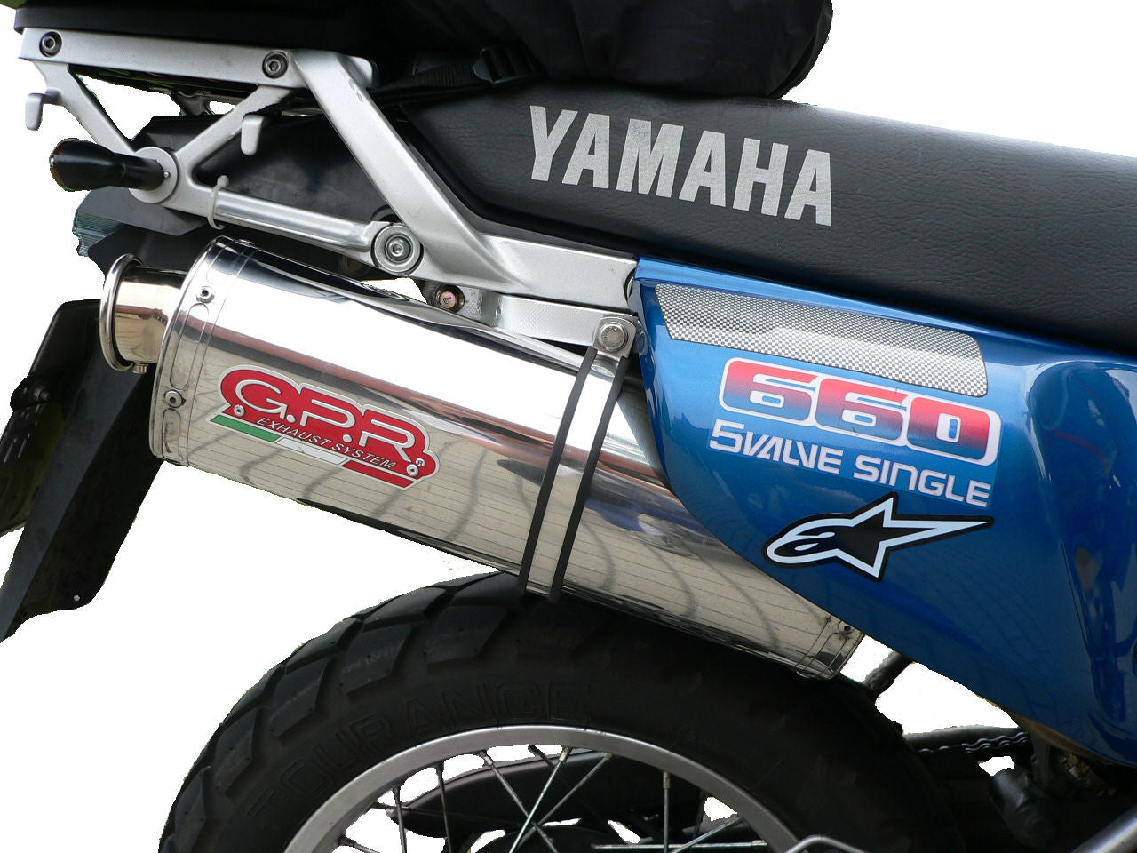GPR-Exhaust---Trioval-Slip-on-for-XTZ-660-Teneré-from-1991-to-1998-dB-Killer-Link-Pipe