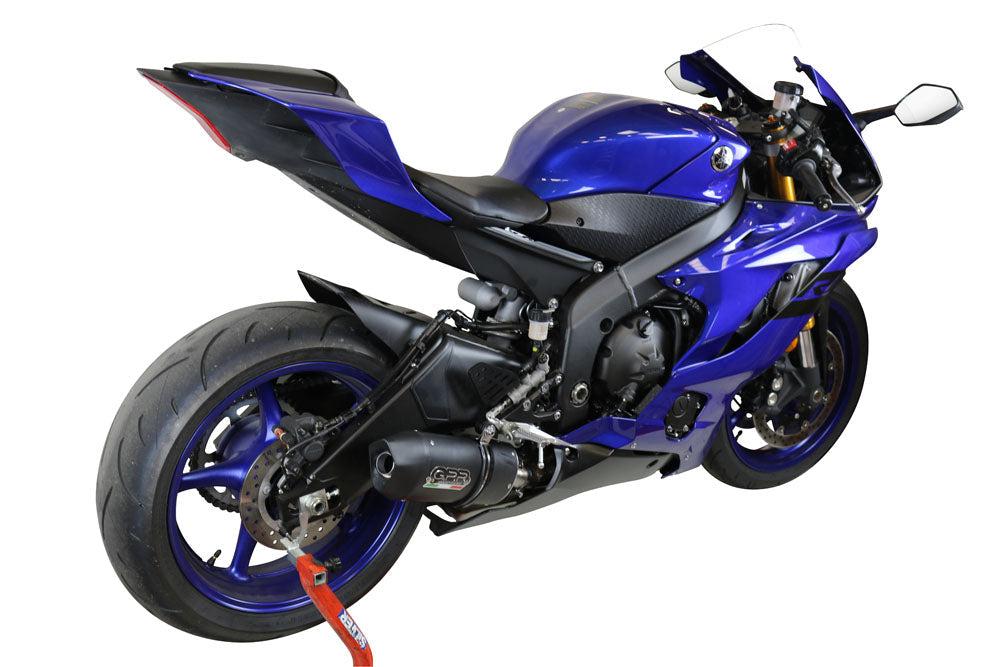 GPR-Exhaust---Furore-Evo4-Nero-Slip-on-for-YZF-R6-from-2017-to-2025-dB-Killer-Link-Pipe