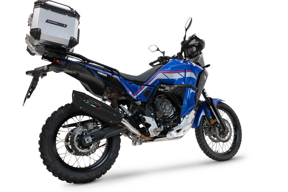 GPR-Exhaust---Furore-X-Titanio-Nero-Slip-on-for-Tenere-700-from-2021-to-2024-dB-Killer-Link-Pipe