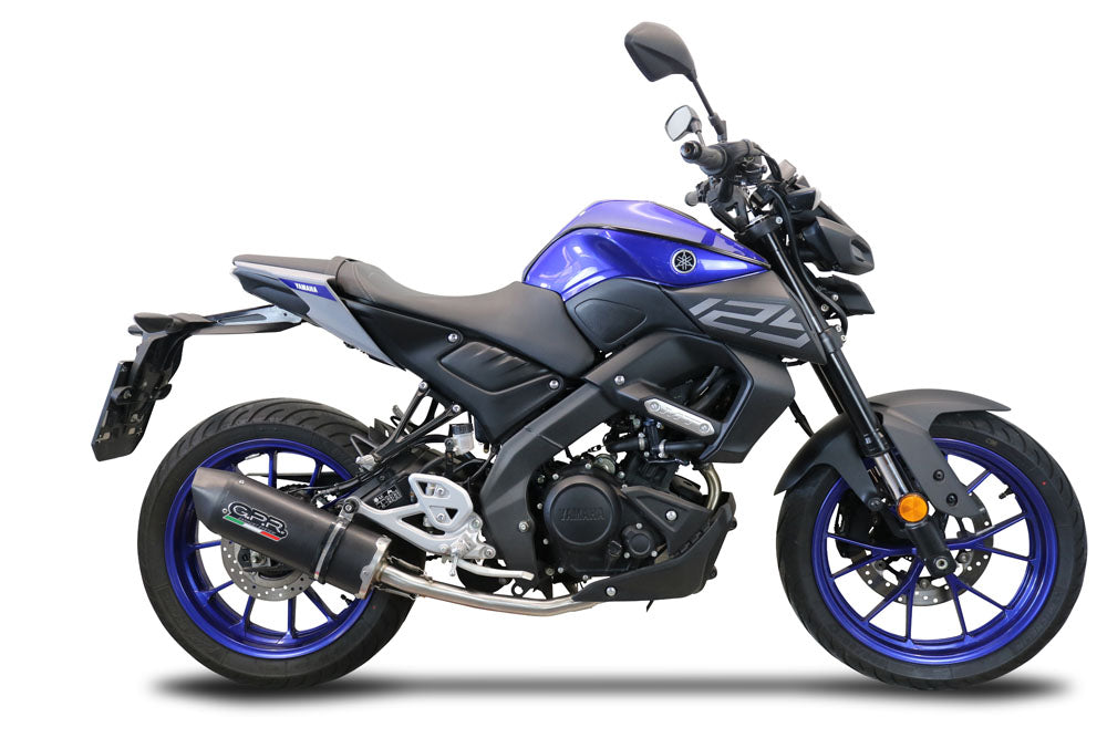 GPR-Exhaust---Furore-Evo4-Nero-Full-Line-for-MT-125-from-2020-to-2020-dB-Killer-Catalyst