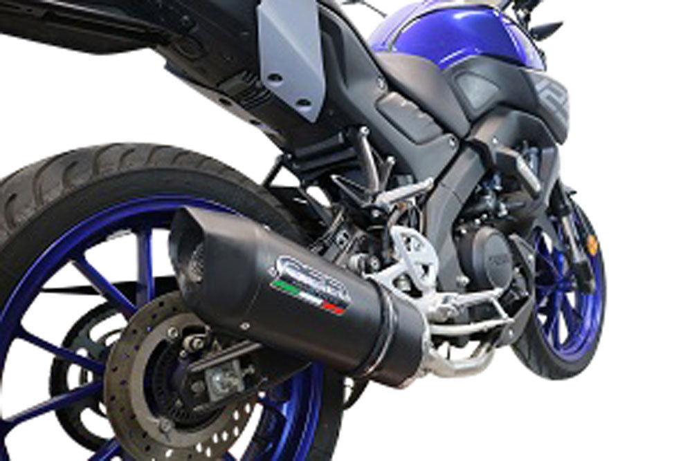 GPR-Exhaust---Furore-Evo4-Nero-Full-Line-for-MT-125-from-2020-to-2020-dB-Killer-Catalyst