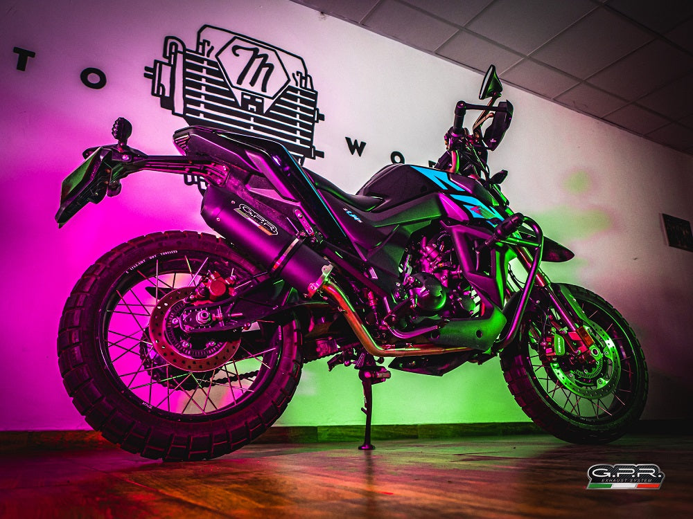 GPR-Exhaust---Furore-Evo4-Nero-Full-Line-for-ZT-125-G1-U-U1-Z2-from-2020-to-2024-dB-Killer-Catalyst