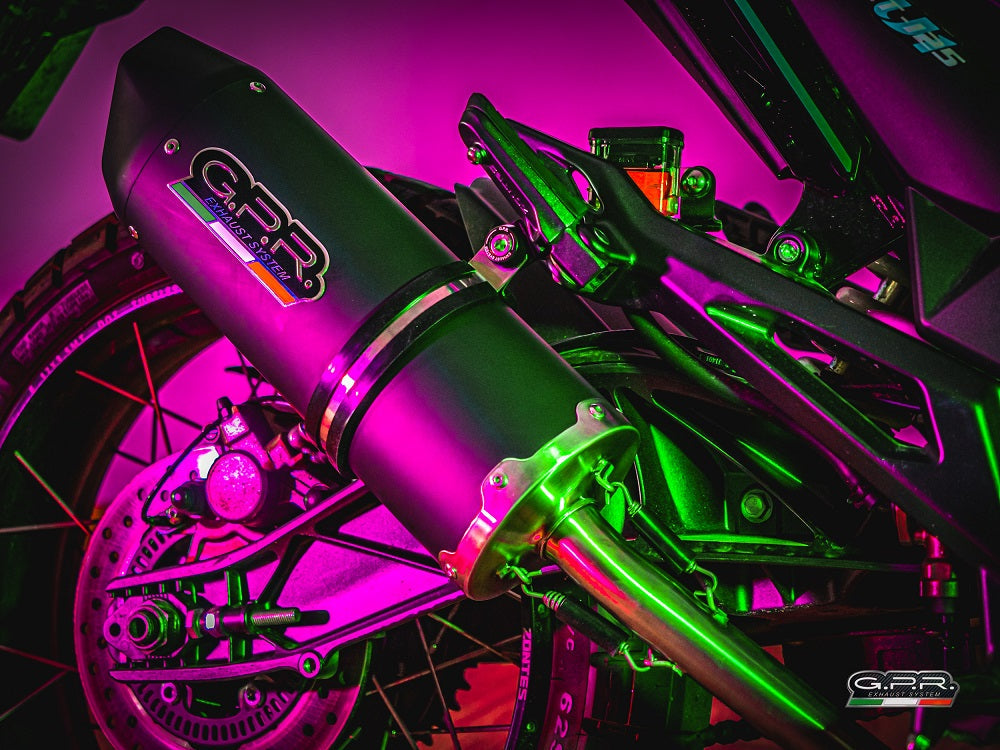 GPR-Exhaust---Furore-Evo4-Nero-Full-Line-for-ZT-125-G1-U-U1-Z2-from-2020-to-2024-dB-Killer-Catalyst