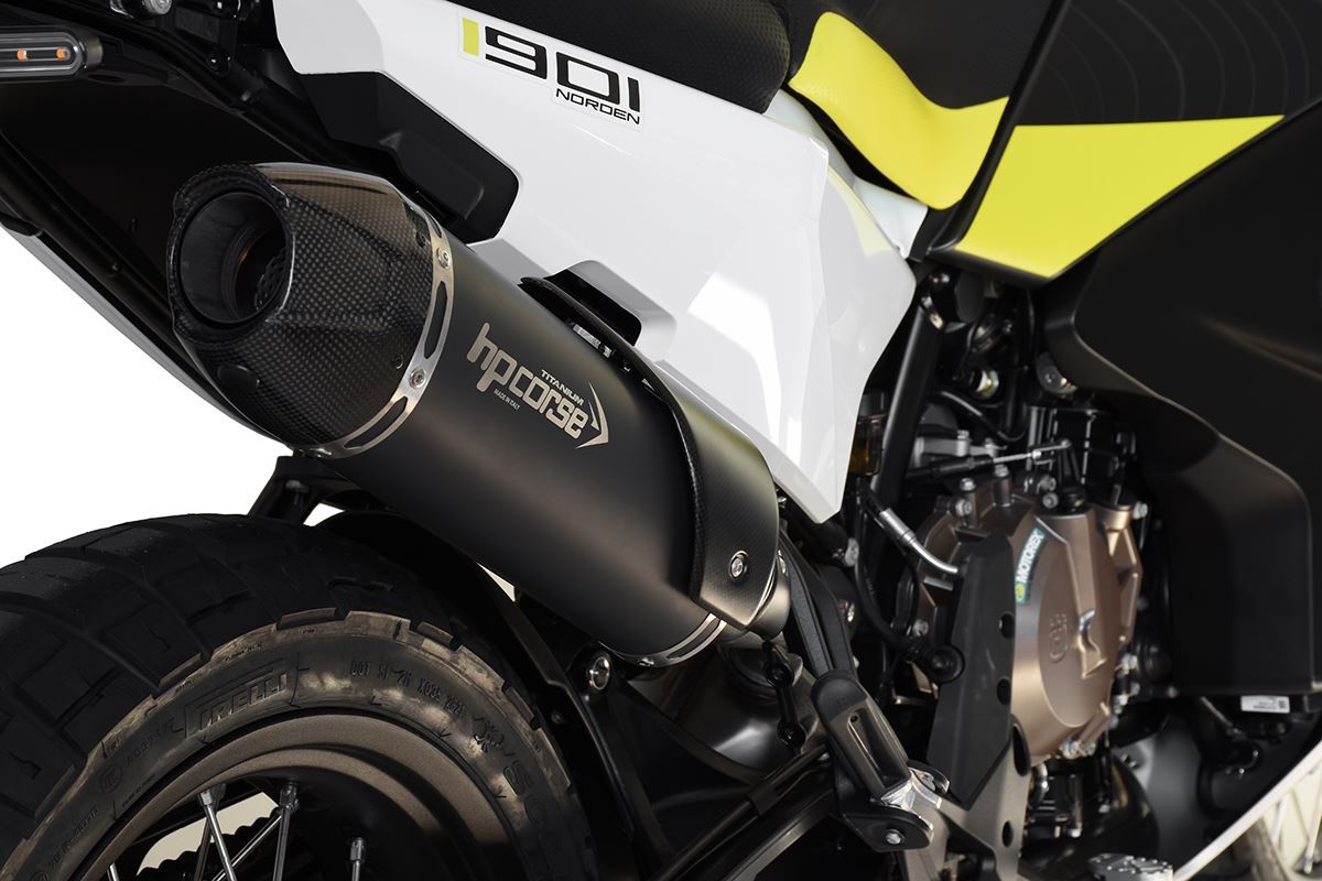 HPCorse - SP-1 Carbon Short Exhaust for Husqvarna Norden 901