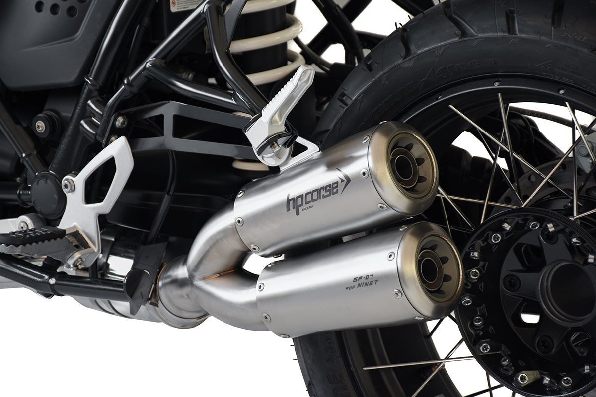 HPCorse - 1 into 2 GP07 Exhaust for BMW R Nine T 2021-Up