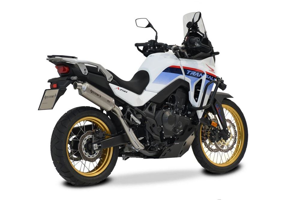 HPCorse - SP-2 300 Short High Mounted Muffler for Honda TRANSALP XL750 23-25