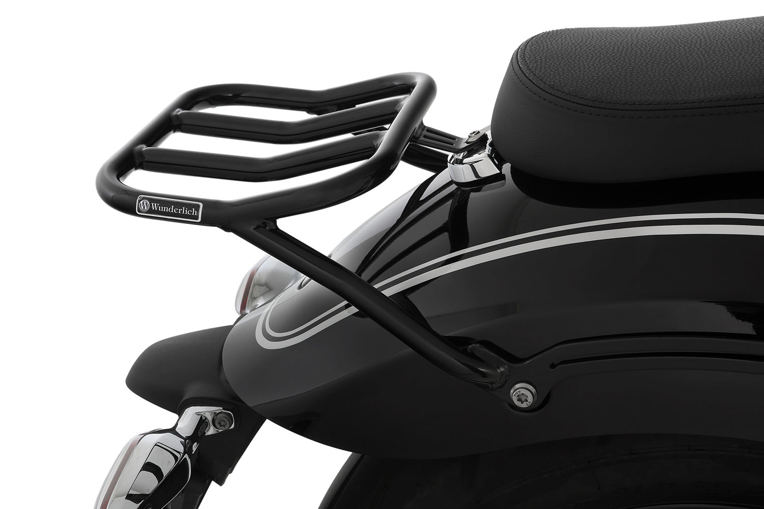 
Solid luggage carrier for stylish and secure storage of bags or other luggage
